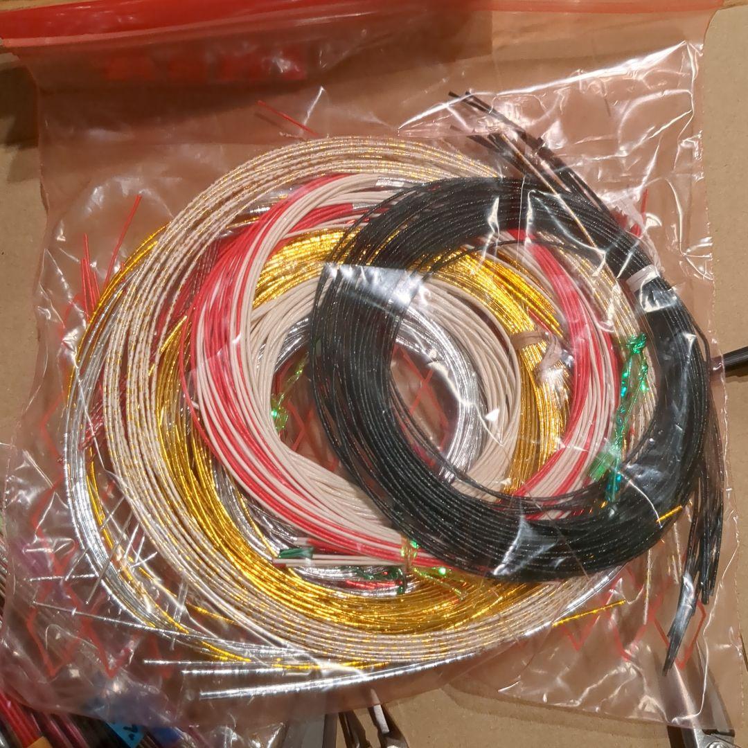 水引アクセサリー 国産水引・ワイヤー・ツールセット(やっとこ、ちり棒、ニッパー等