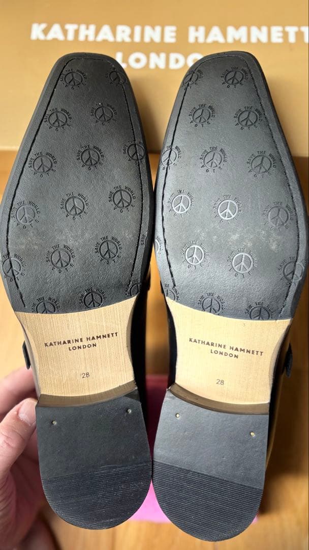 ★ KATHARINE HAMNETT ドレスシューズ 34501 美品★