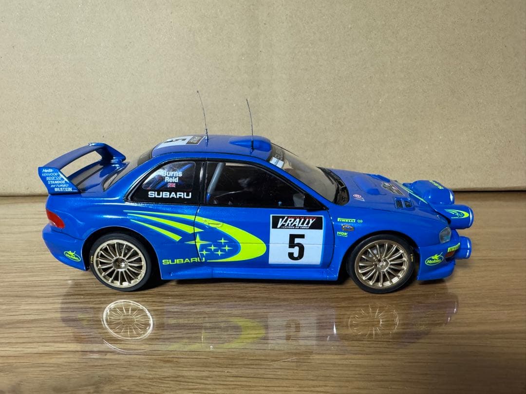 タミヤ 1/24 スバル インプレッサWRC 塗装済み完成品
