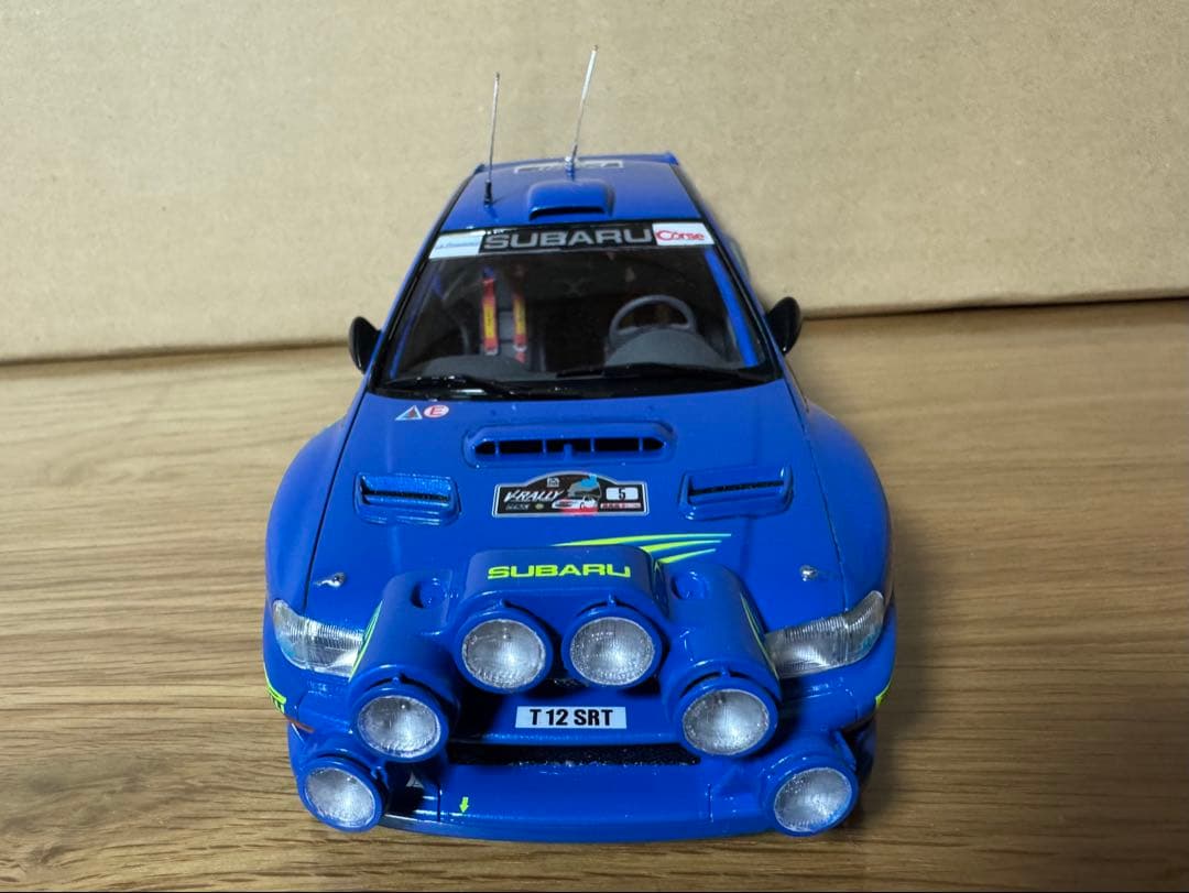 タミヤ 1/24 スバル インプレッサWRC 塗装済み完成品