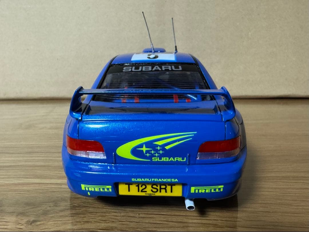 タミヤ 1/24 スバル インプレッサWRC 塗装済み完成品
