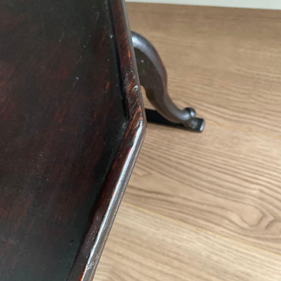 アンティーク骨董 李朝 朝鮮家具 ソバン 小盤 お膳 虎脚 机 花台 飾り