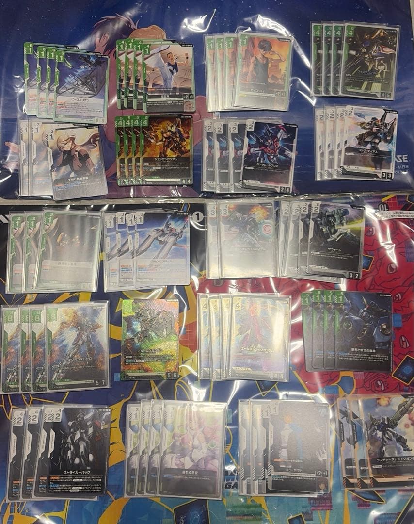 ガンダムカードゲーム 緑白ウイング デッキ 調整パーツ(GD03カード付き