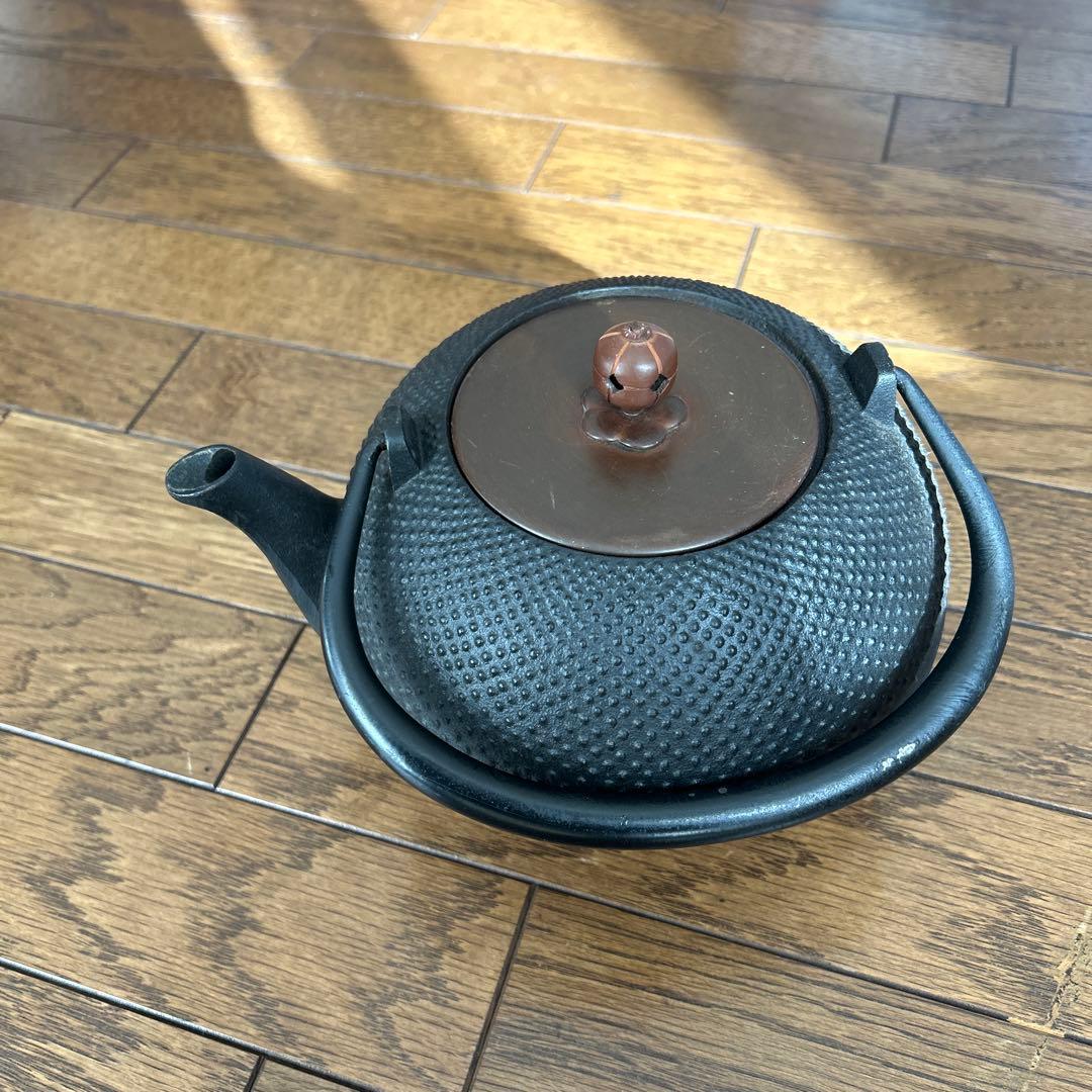 龍文堂 鉄瓶 小霰 小あられ 大正 昭和レトロ 骨董 南部鉄器 南部鉄瓶 急須