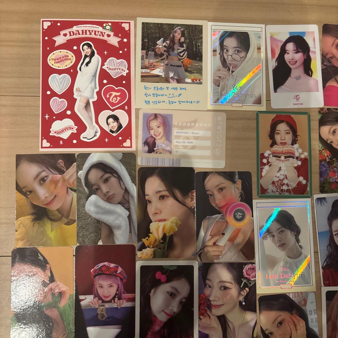 twice ダヒョン トレカセット おまけ付き - メルカリ