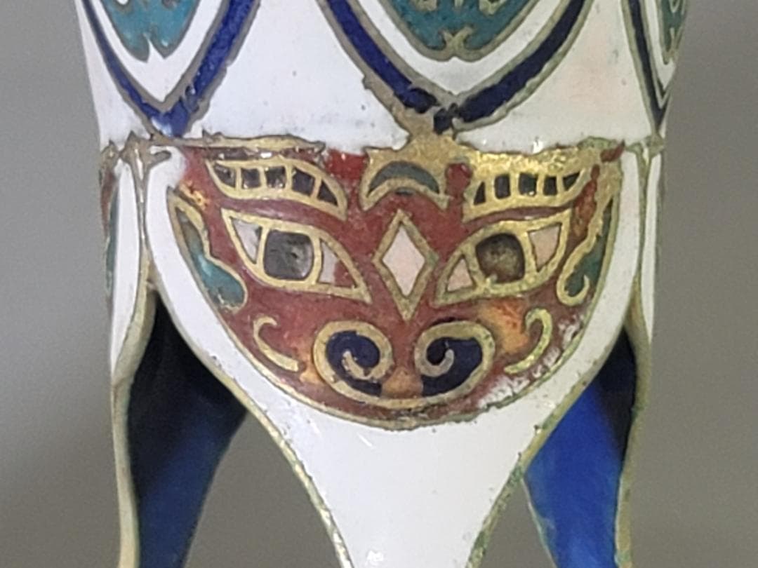 DT718 中国 七宝 香炉 六件 まとめて