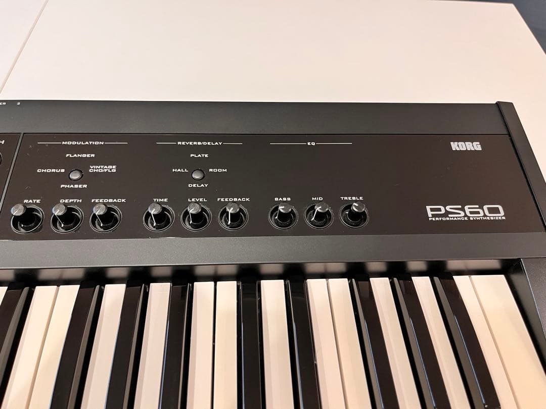 シンセサイザー 61鍵 KORG PS60/ケース フットペダル付き(送