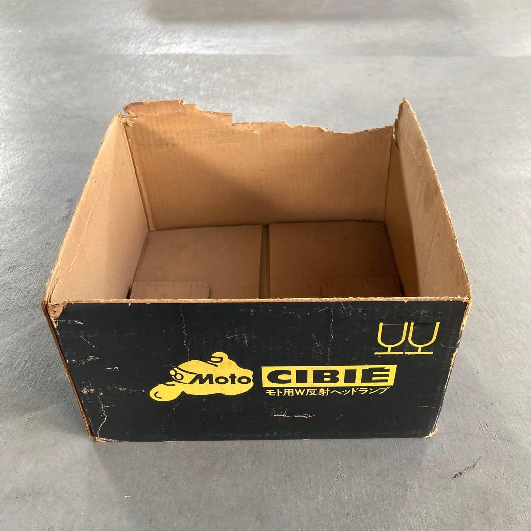 マーシャル ヘッドライト W反射 当時物希少CIBIE黒リムW反射ビーム