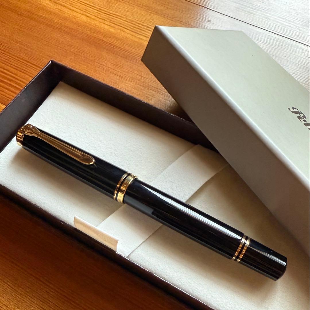 ペリカンスーべレーンM800・中字M・黒・未使用に近い・美品 ペリカンスー