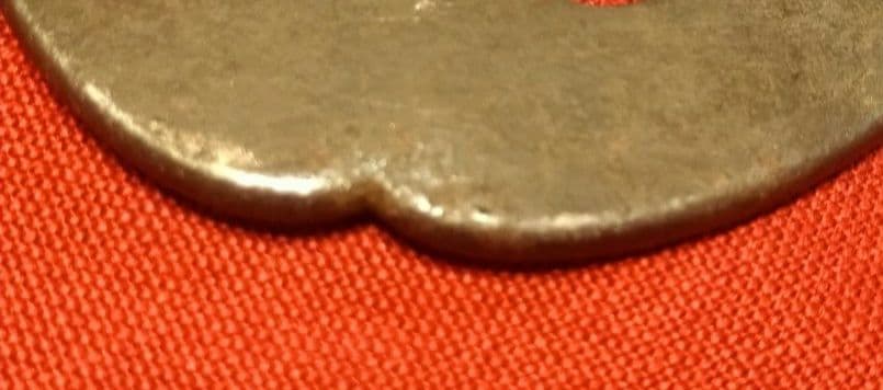 刀鍔　金花装飾　切羽