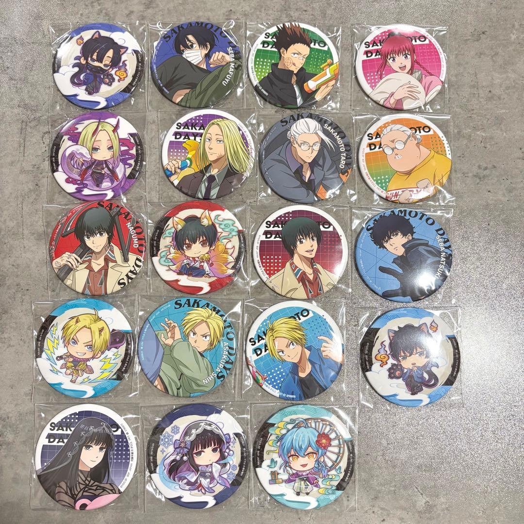 新品 サカモトデイズ 缶バッジ ナムコ限定 セミ コンプリート - メルカリ
