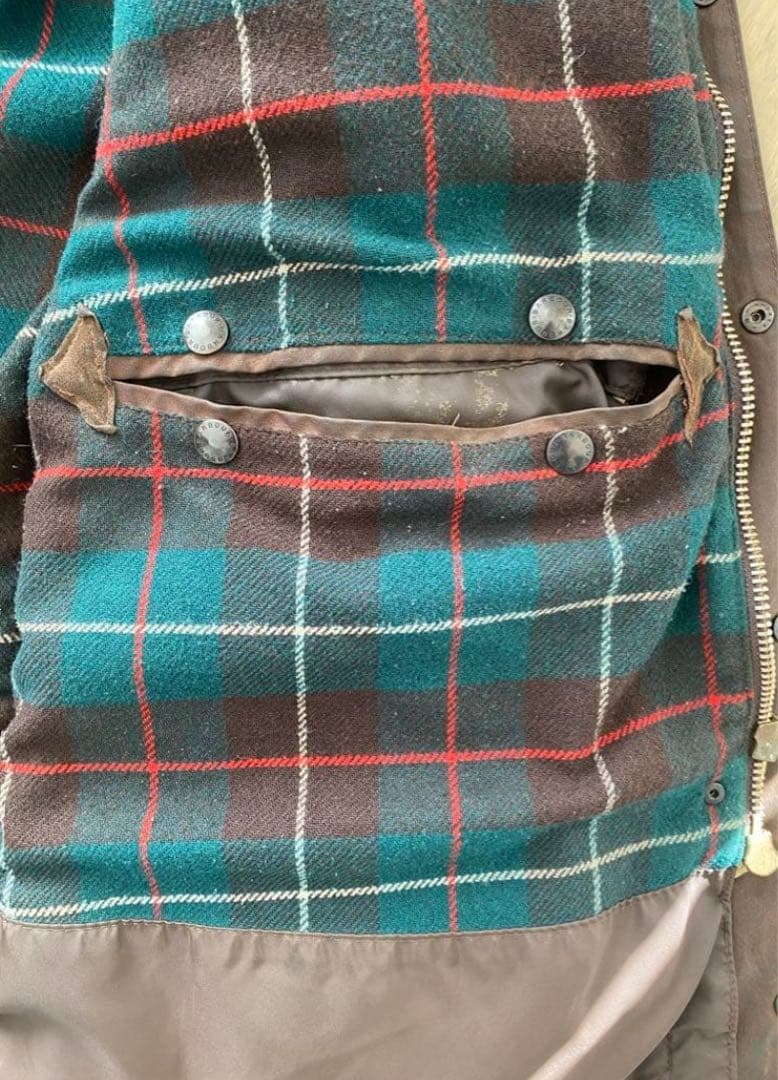 【希少色】80s Barbourノーザンブリア ラスティック 2クラウン YKK