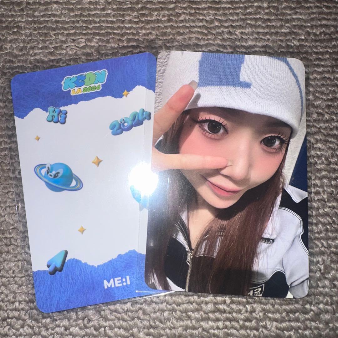 ME:I ミーアイ 清水恵子 KCONLA2024 ポロライドチェキ風トレカ