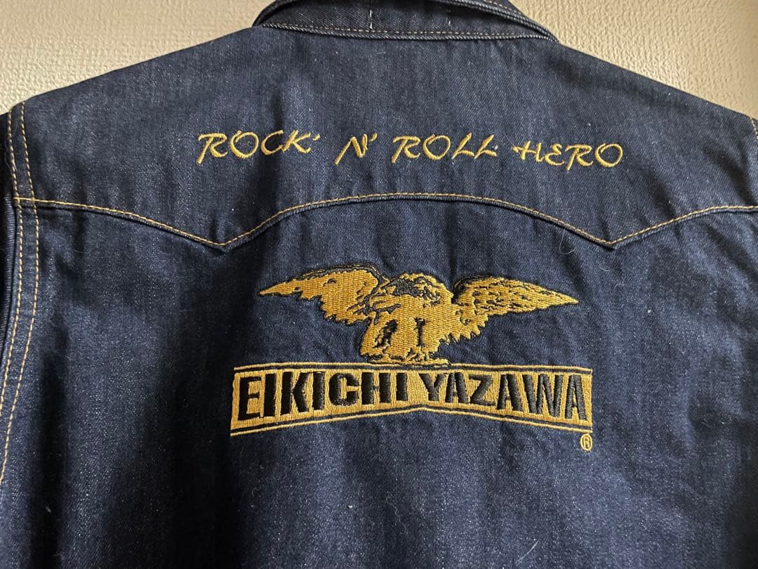 専用 矢沢永吉 スカジャン デニムシャツ Mサイズ 専用 矢沢永吉