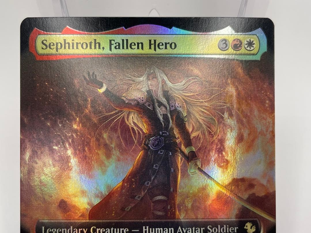 mtg 堕ちた英雄、セフィロス 英語 拡張FOIL FF 堕ちた英雄セフィロス