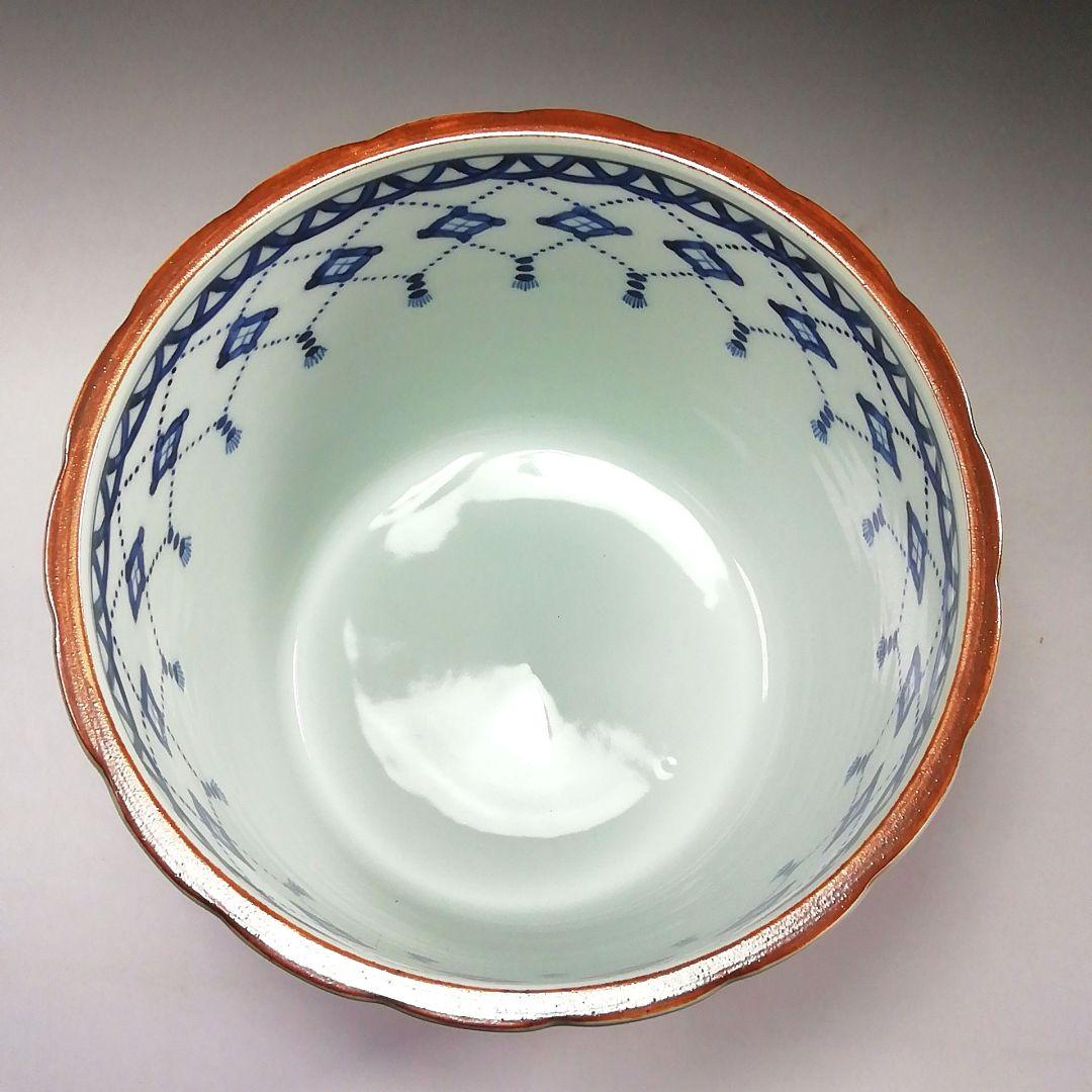 S789 水指 『染付 桶側水指』『橋本喜泉造』 共箱 茶道具