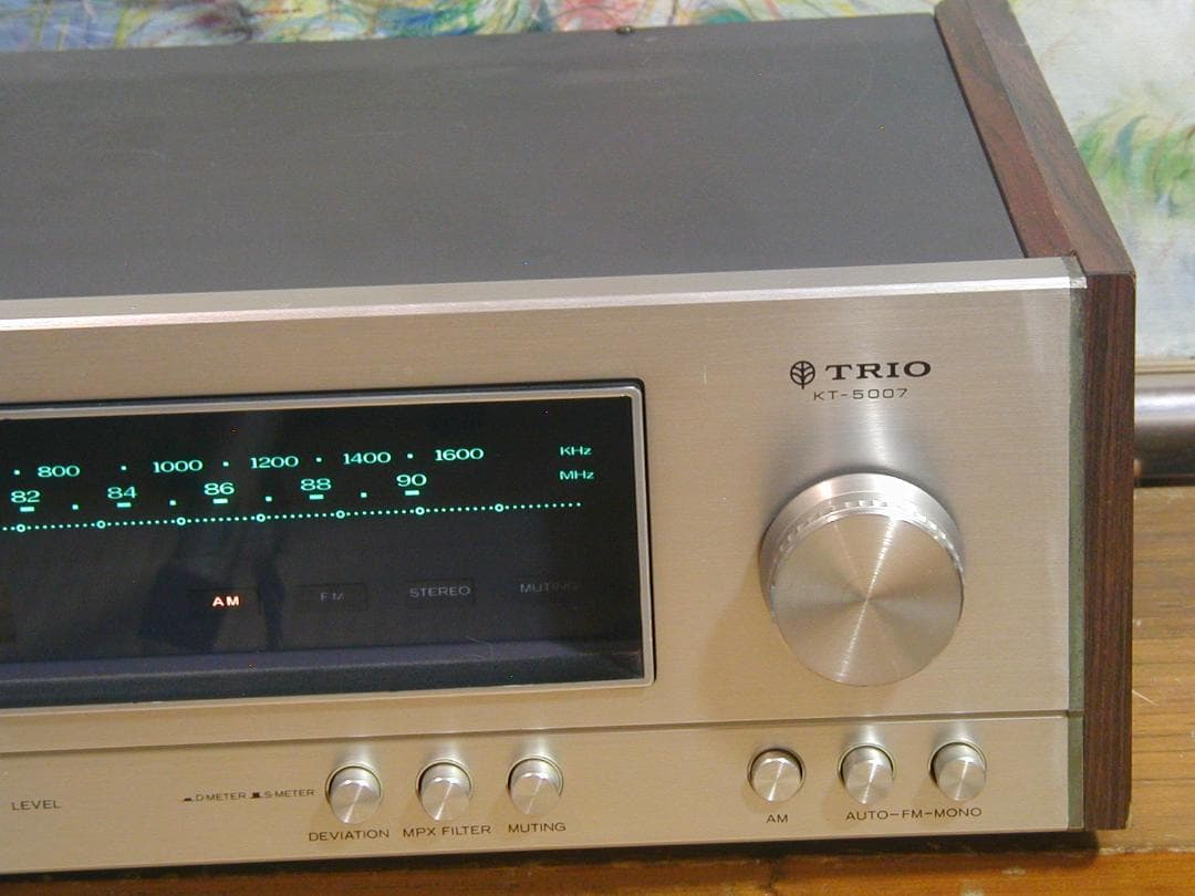 ☆TRIO KT-5007 FM/AMチューナー。トリオ ケンウッド