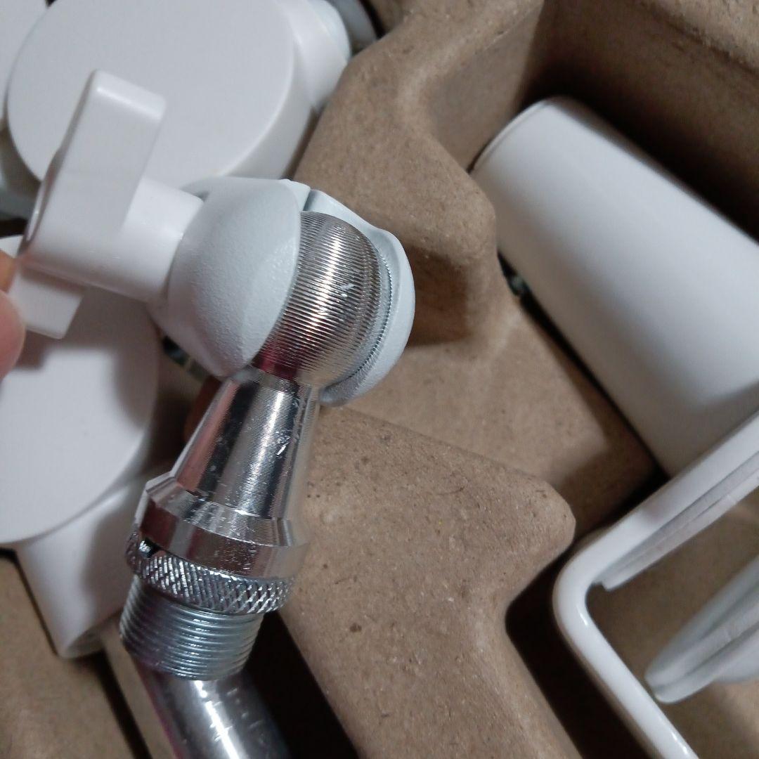 IXTECH マイクアーム ホワイト プレミアムブーム 360°回転 スタンド