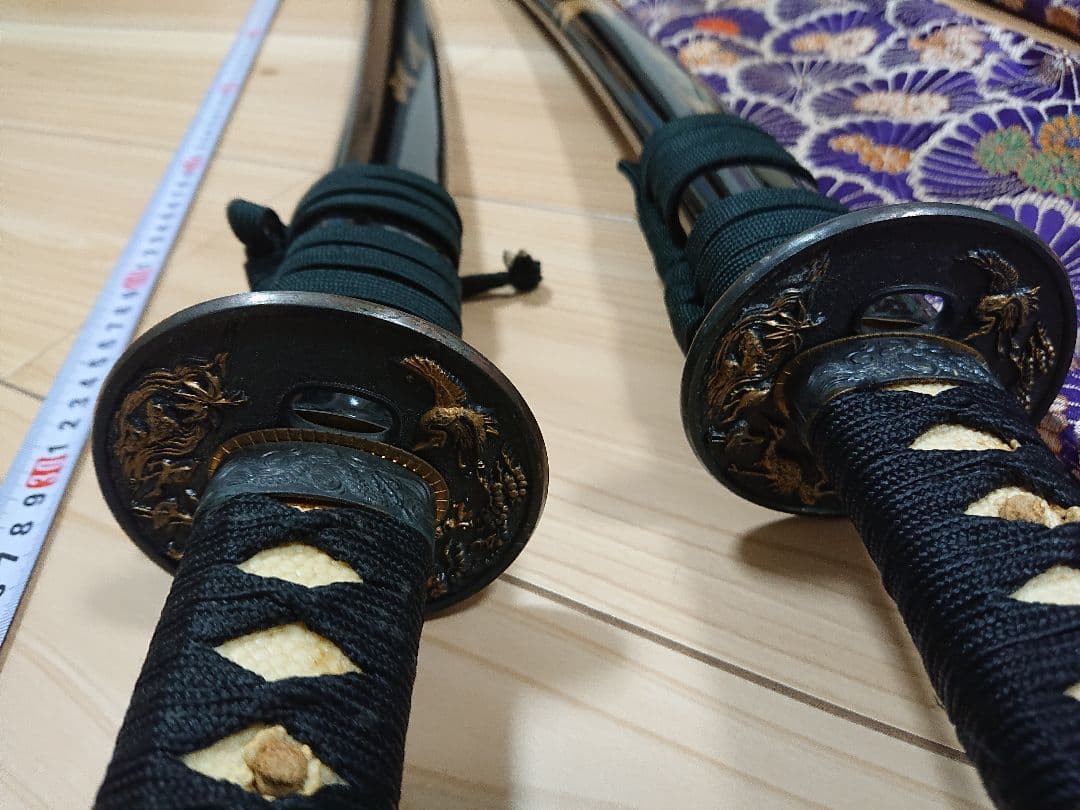 模造刀 大刀、小刀 の2本 袋付き