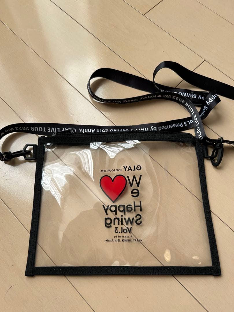 GLAY クリアサコッシュ - メルカリ