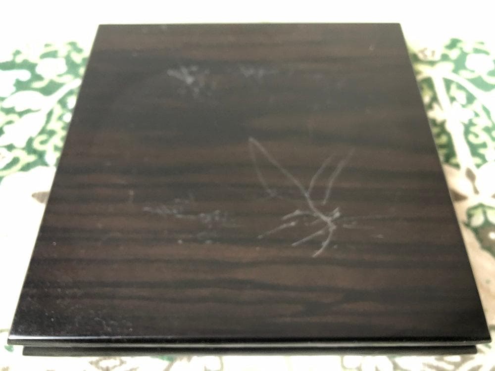 利休像曽風（加藤正明）陶人形署名桐箱入り