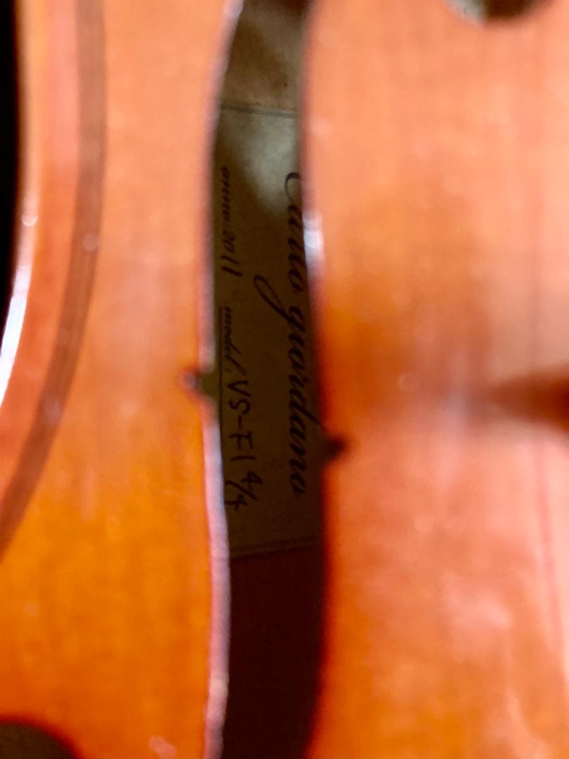 4/4 バイオリン 本体 ハードケース付き