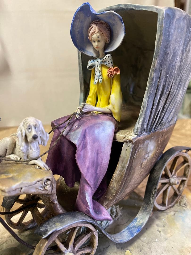 Lo Scricciolo イタリア製 T.Moretto 磁器人形 オブジェ