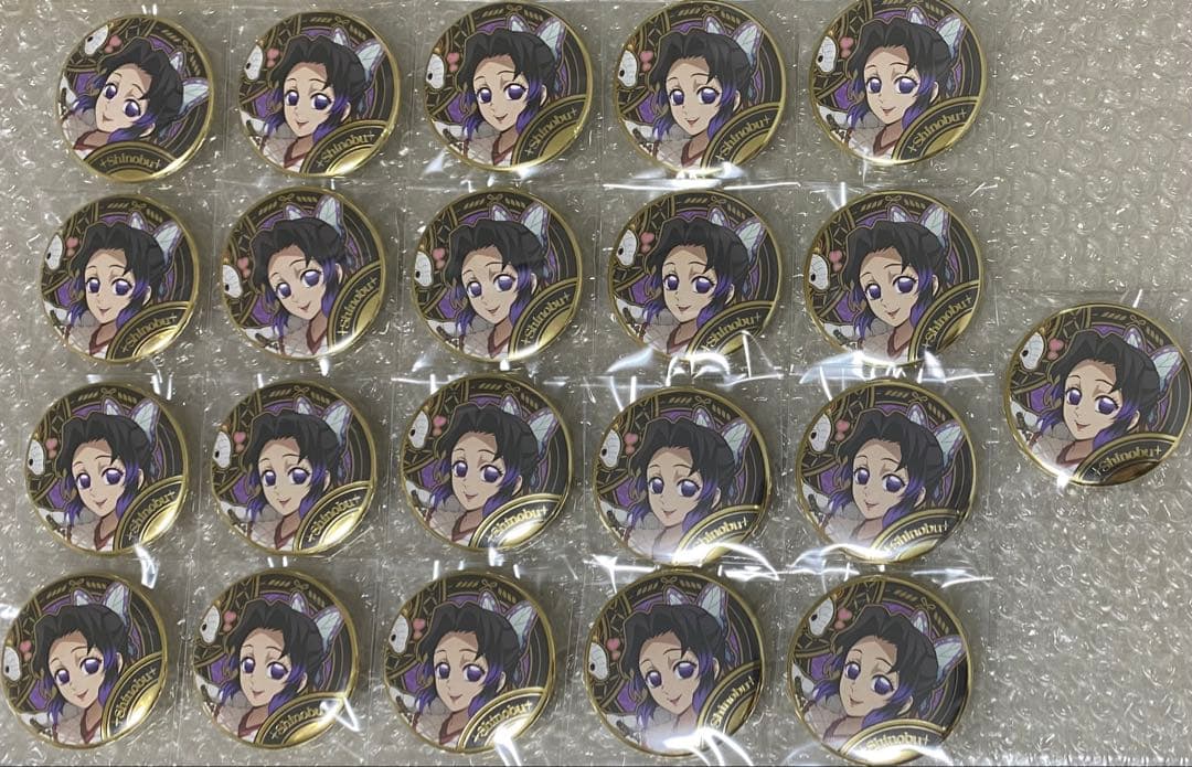 鬼滅の刃 ufotableCafe 巳年 缶バッジ 胡蝶しのぶ 21点セット
