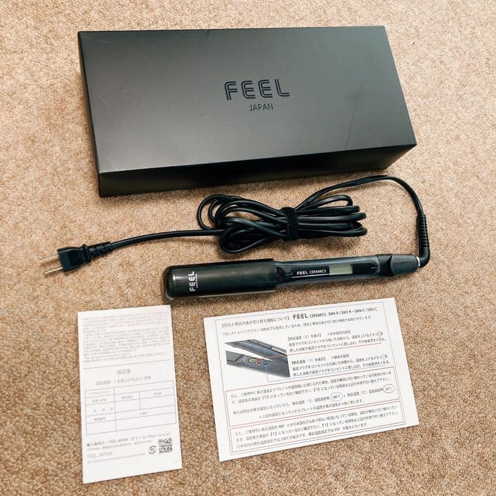 FEEL ピュアセラミックス ストレートアイロン
