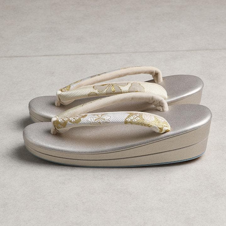 【新品】草履バッグセット　現代調 古典図柄　23.5cm 02868N