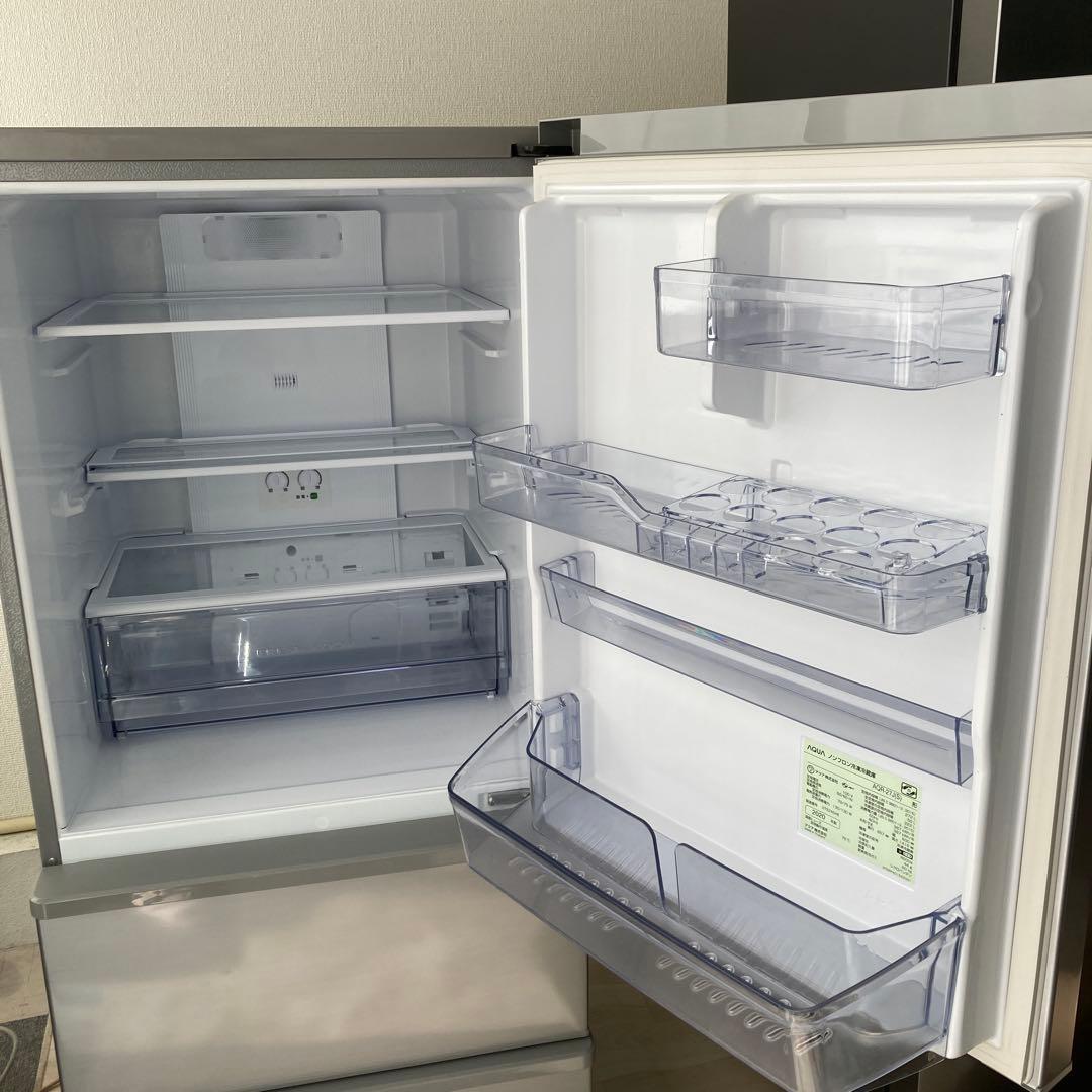 AQUA 3ドア ノンフロン冷凍冷蔵庫 2020年製 AQR-27J