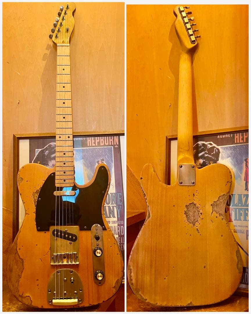 ハードレリックテレキャスタータイプ/フローティングトレモロ×アルニコ