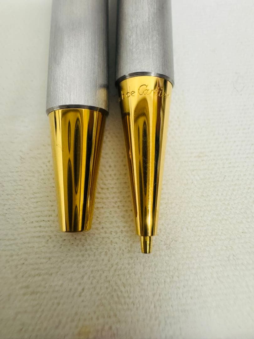 【希少·美品】must de Cartier ペンセット＆キーホルダー 箱付