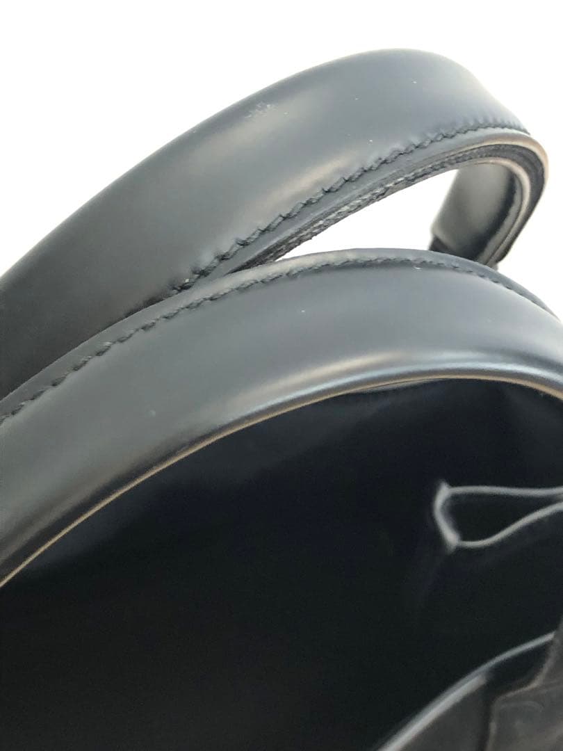 【美品】バレンシアガ　ネイビーカバスS　ハンドバッグ　キャンバス　ポーチ　黒