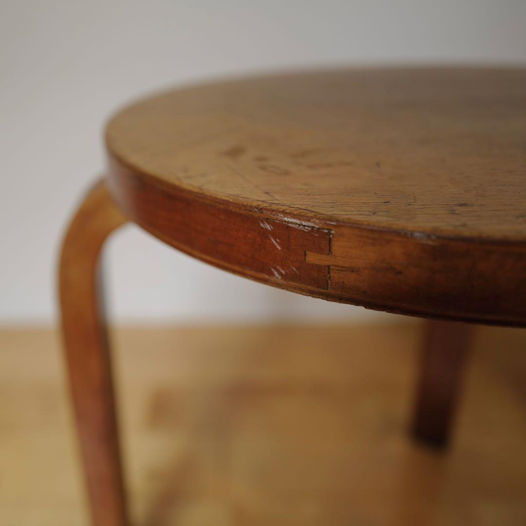 【レア】低座タイプ1940s-50sスツール60 AlvarAaltoビンテージ