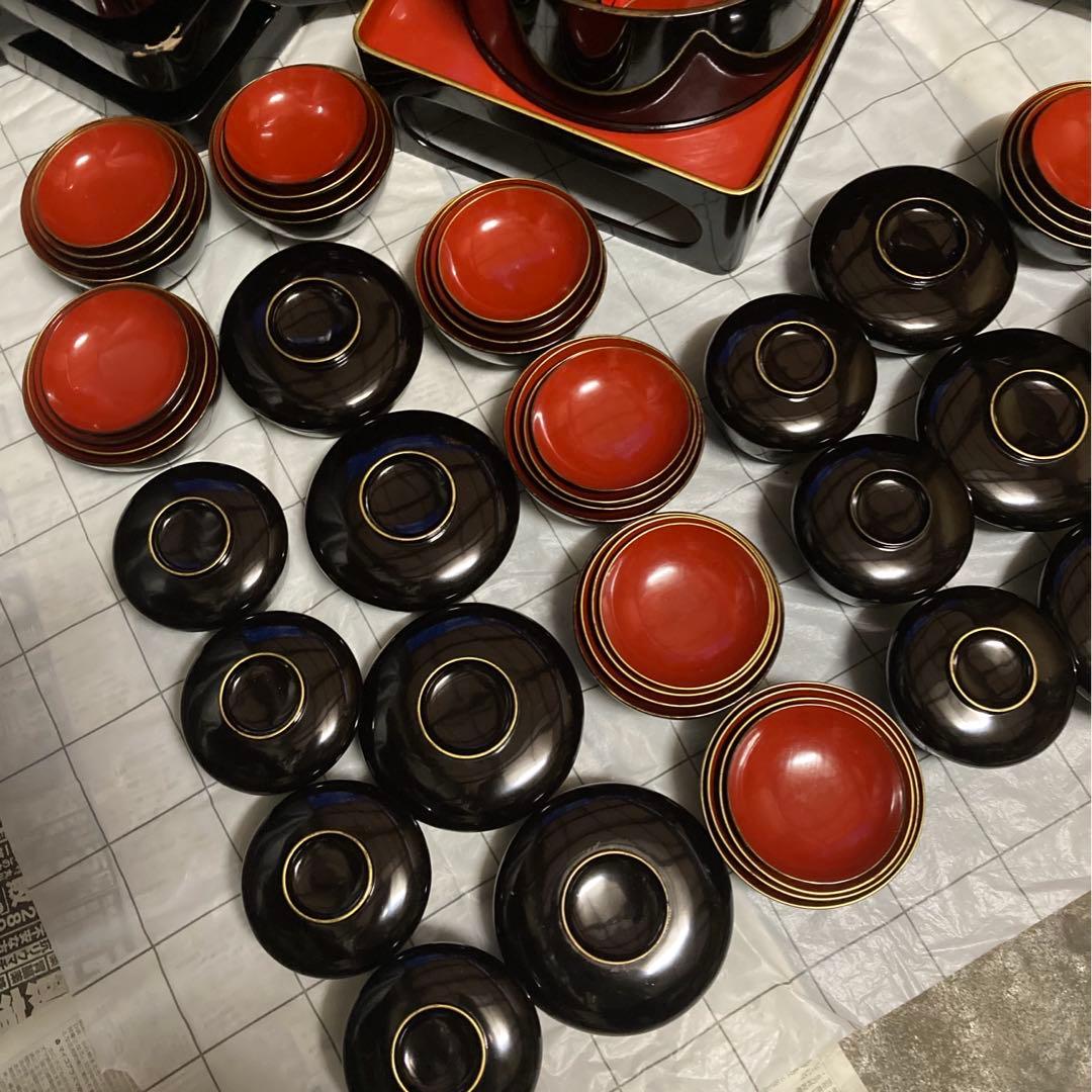 漆器 10組セット 大正末〜昭和初期の時代