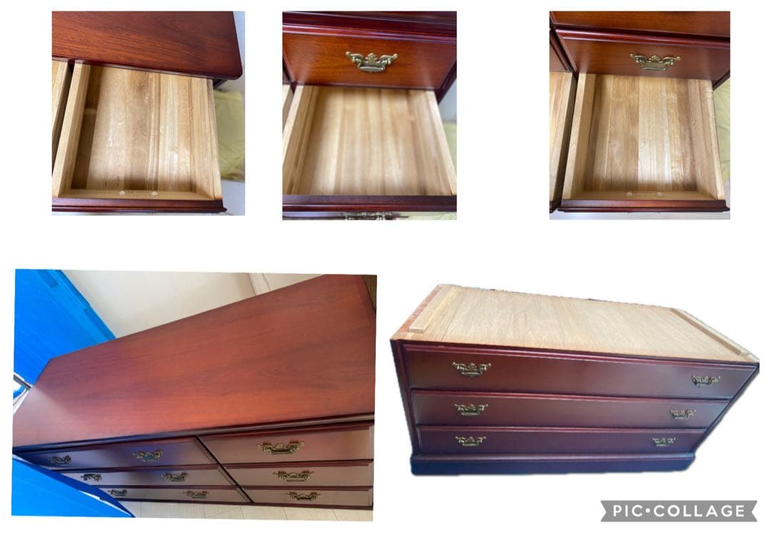 12月削除予定◯アンティーク タンス 箪笥 引き出し 上下分割可能