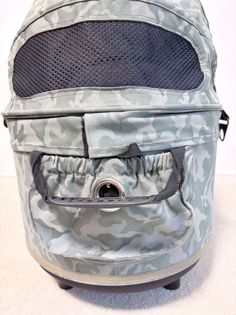 エアバギー for dogs コットのみ グラデーションカモ 外観きれい／訳