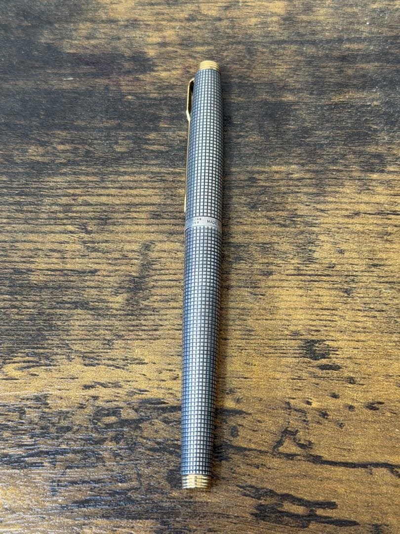 初期　字幅63 パーカー　75 シズレ　万年筆　スターリングシルバー　細字