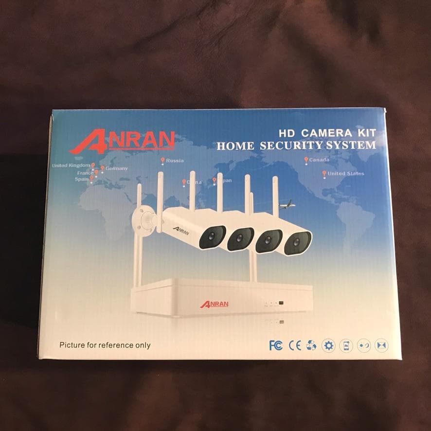 ストア ANRAN ワイヤレス 防犯カメラ 300万画素 4台セット AR-W657