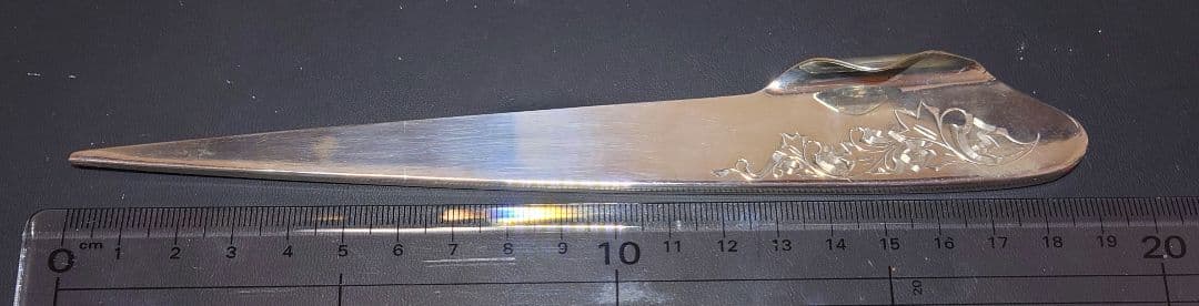 Silver950 ペーパーナイフ 銀製 刻印あり - メルカリ