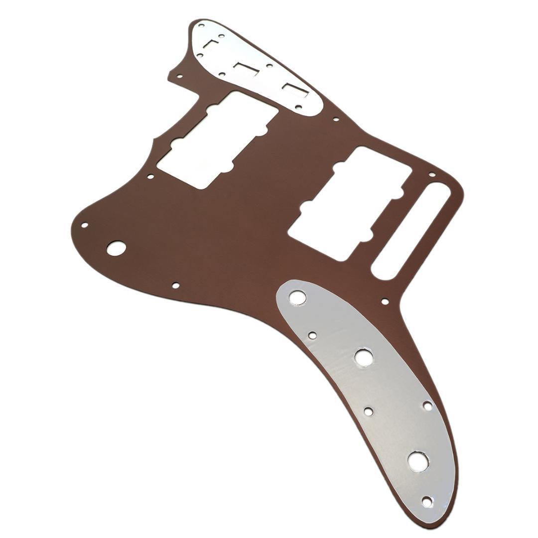 ジャズマスター(ギター)アノダイズドピックガード Bronze Brown 銅茶