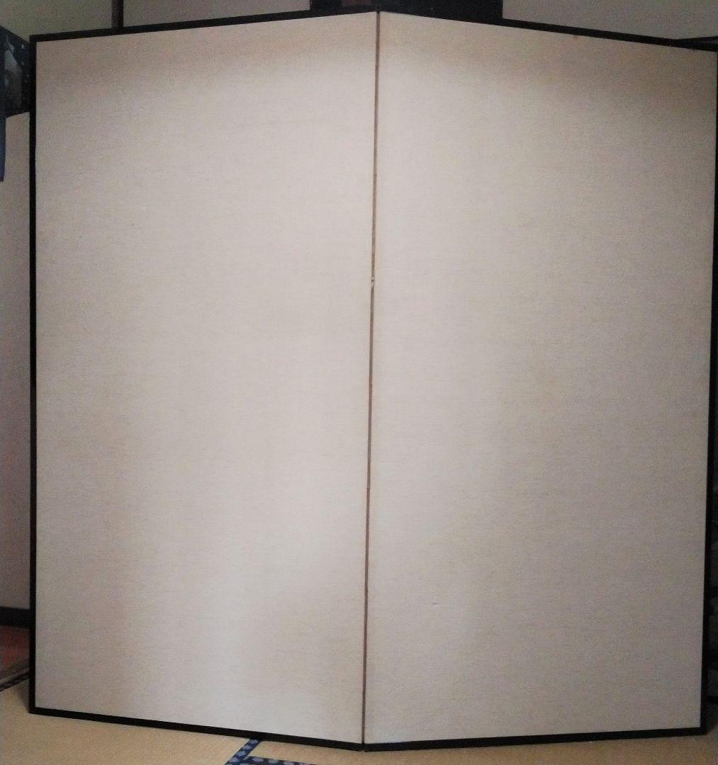 木版画屏風 【版画家、原 和雄作品】木版画・新槐樹社会員・板