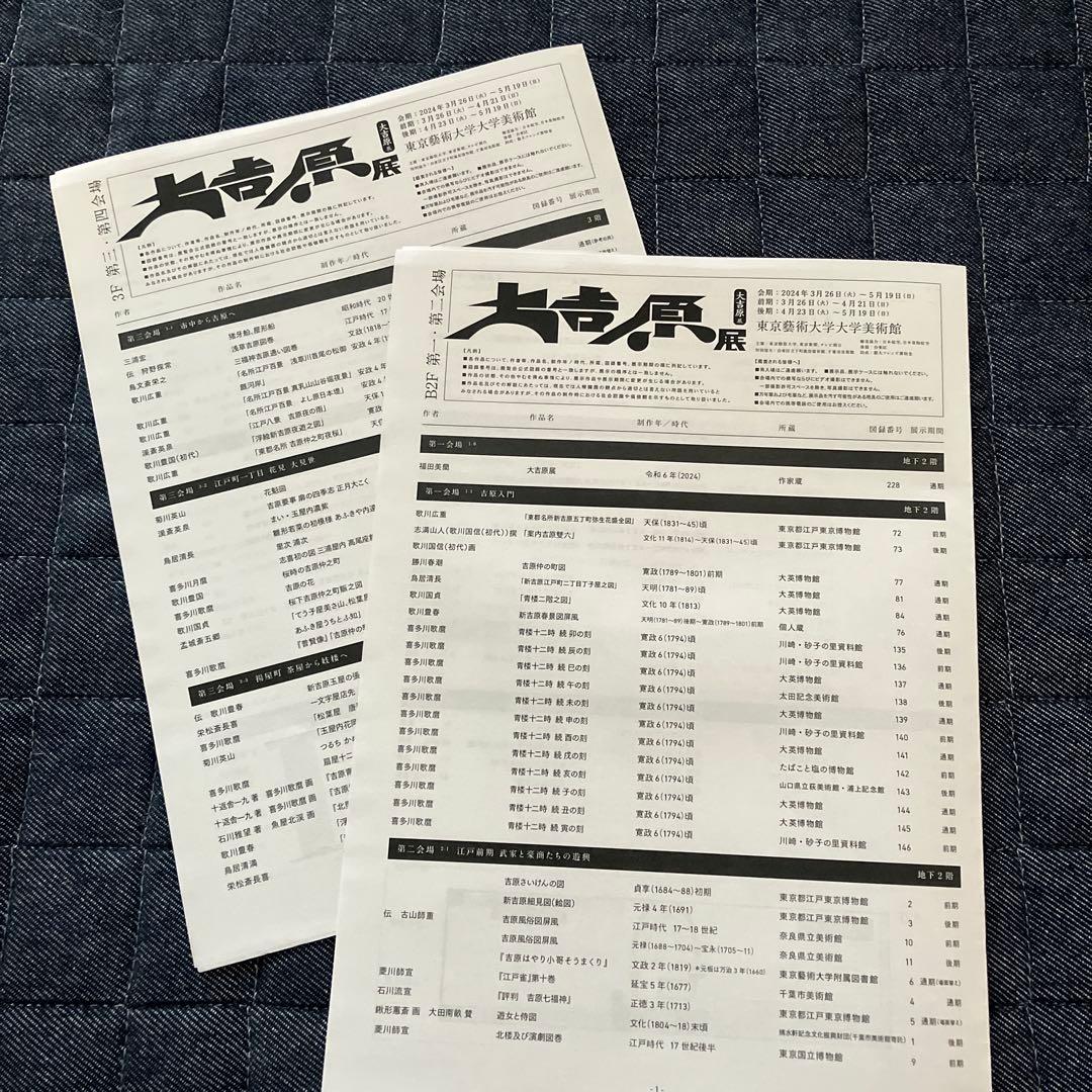 大吉原展 東京藝大 図録 Yoshiwara 浮世絵