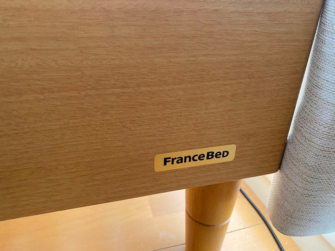 フランスベッド ベッドフレーム 間接照明・コンセント付き (シングルサイズ)