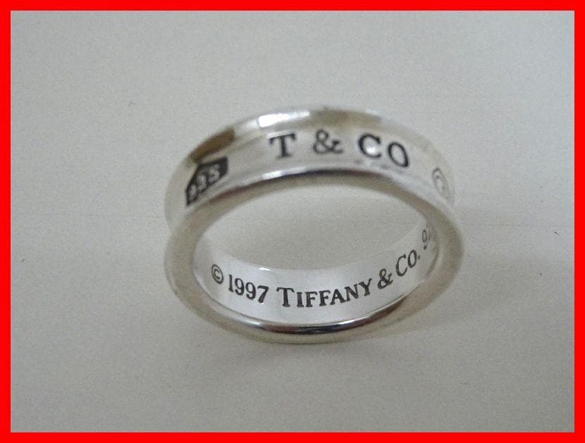 Tiffany&Co　1837 ナローリング　17号　925　中古　Mイ-300