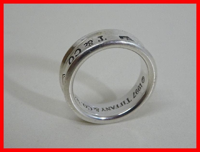 Tiffany&Co　1837 ナローリング　17号　925　中古　Mイ-300