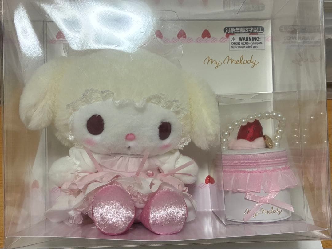 サンリオ いちごホイップケーキ ぬいぐるみアクセサリーケース マイメロ