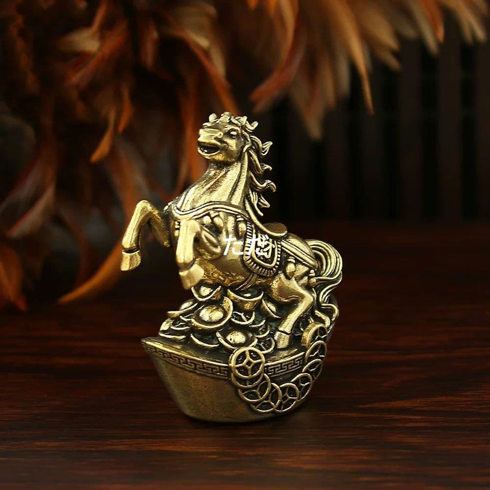 銅 細工 十二支馬 茶道具 装飾品 工芸品 置物 - メルカリ