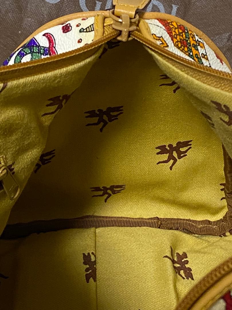 Piero Guidiマジックサーカス　ハンドバッグ　ボストン　PVCレザー美品